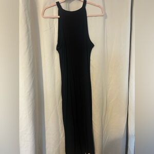 Black Sleeveless Maxi Dress - Classic Women's Evening Dress